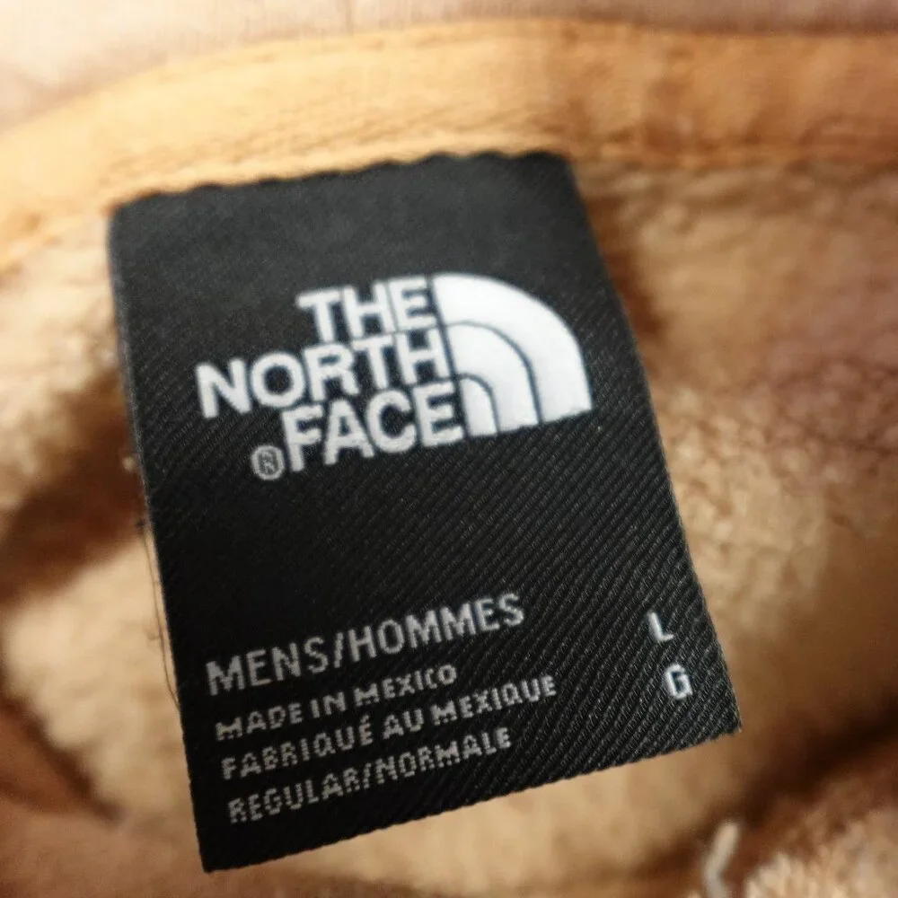 The North Face Logo Hoodie Men’s‎ Large Dusty Rose Fleece Pullover